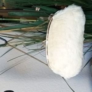 Vintage 60's ELGO AGENCIES Blonde Kangaroo Baggett Purse Handbag. New Old Stock!